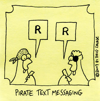 Pirate texting